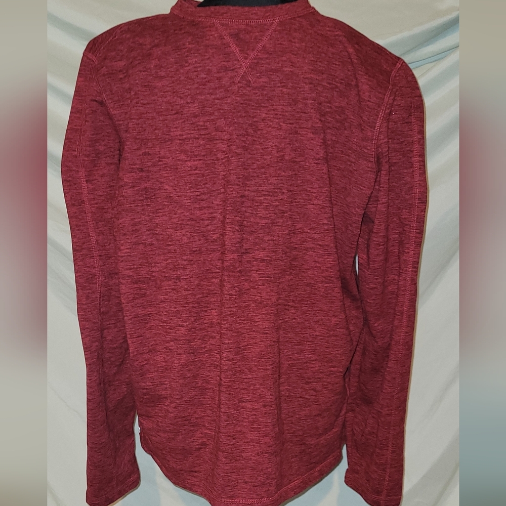 Free Country Men's Maroon Long Sleeve Shirt